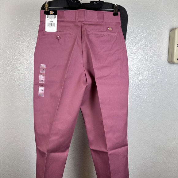 Dickies Mauve Tailored Trousers Size 2 - Picture 4 of 8